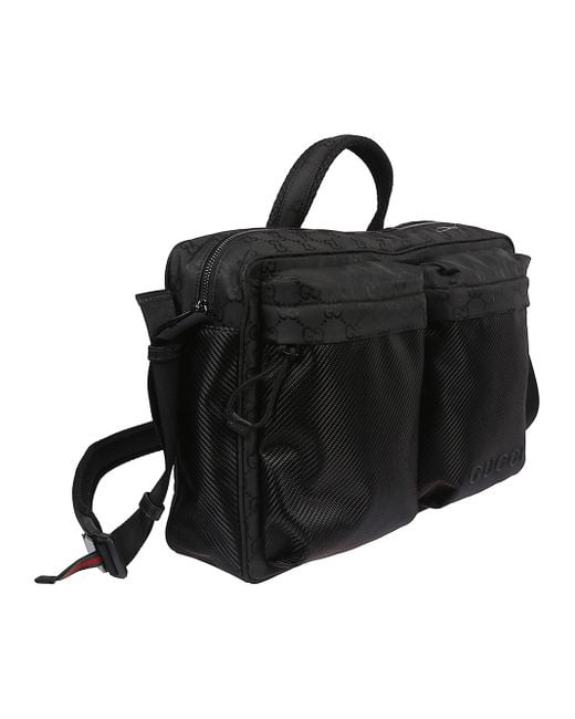 Gucci Black Nexus Large Shoulder Bag for men
