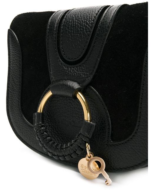 See By Chloé Black Hana Mini Leather Crossbody Bag