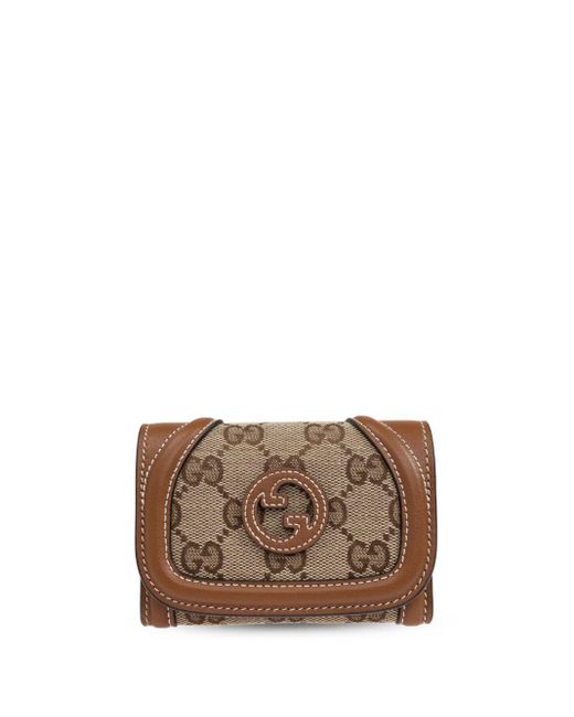 Portacarte Blondie di Gucci in Brown