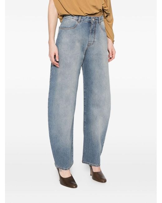 Alaïa Blue Round Denim Jeans