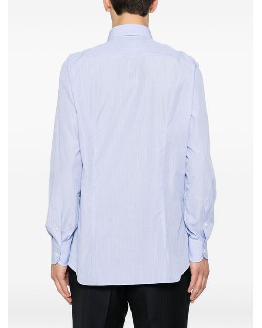 Brioni White Cotton Shirt for men