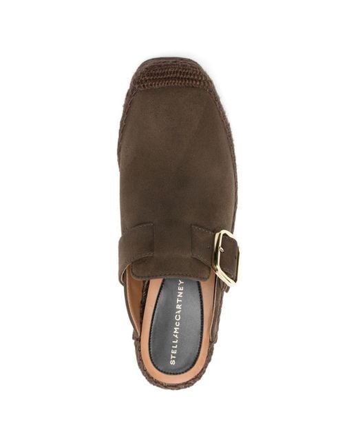 Stella McCartney Brown Gaia Suede Clogs