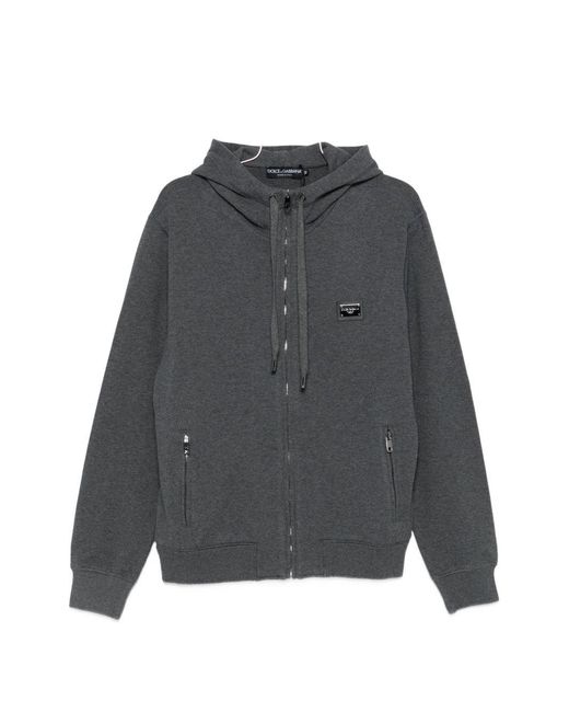 Dolce & Gabbana Gray Essential Sweatshirt for men