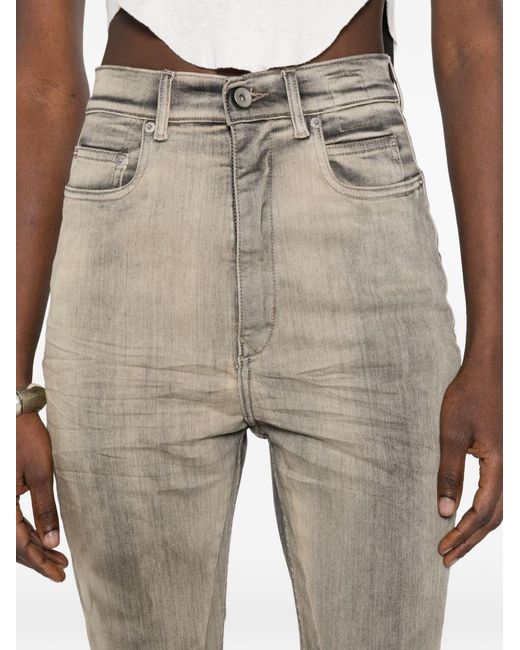 Rick Owens Gray Bootcut Denim Jeans
