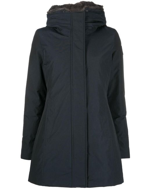 Woolrich Blue Boulder Parka Coat