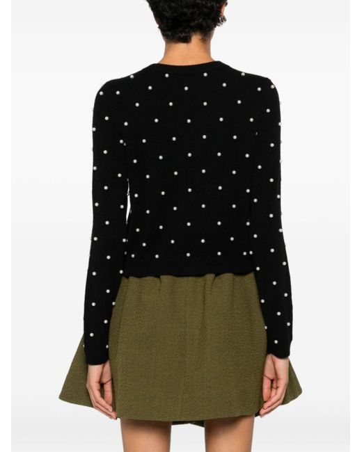 Dollie Cashmere Cardigan-Donna di Alice + Olivia in Black