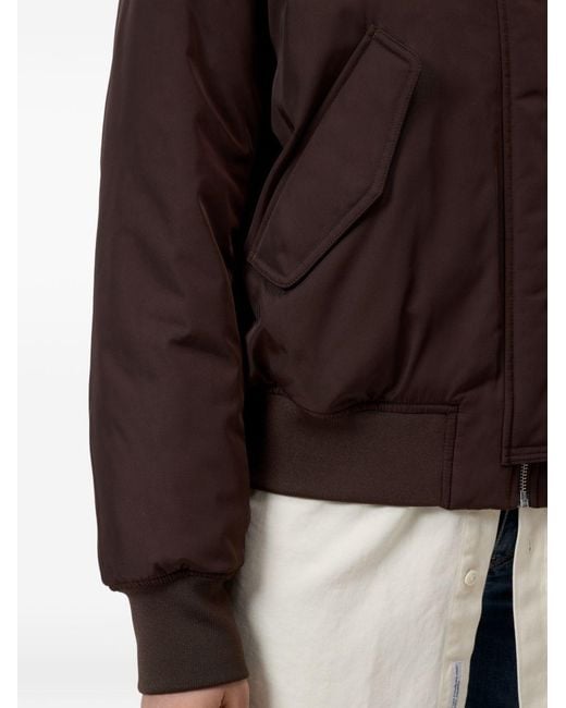 Closed Brown Zipped Blouson Jacket