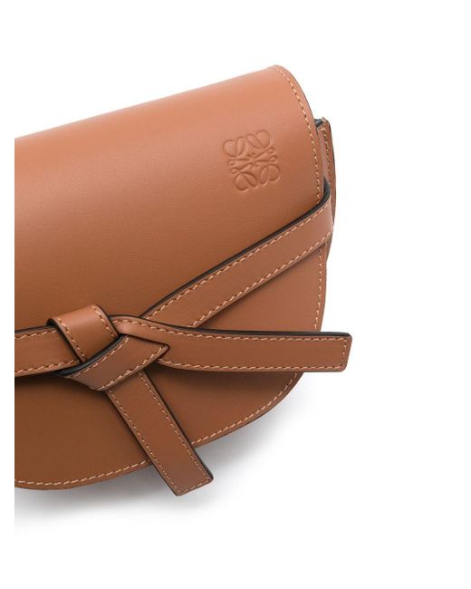 Borsa Gate Dual Mini di Loewe in Pink