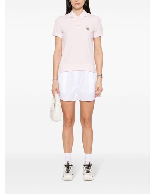 Moncler Pink Polo Clothing