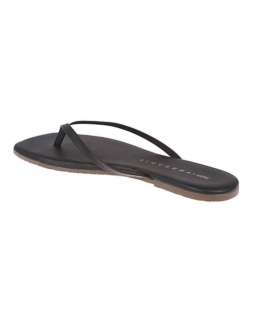 TKEES White Lily Leather Sandals