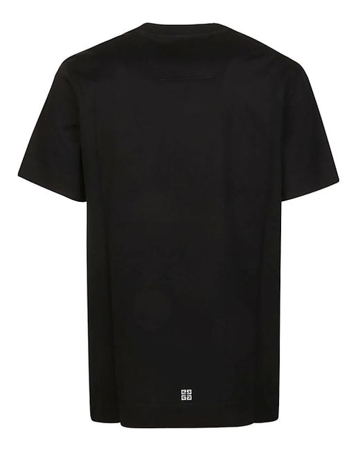 Givenchy Black Cotton T-Shirt for men