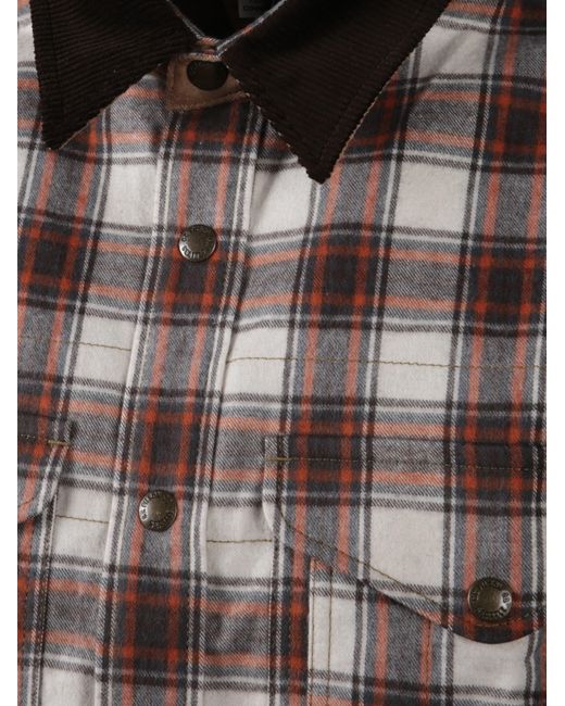 Junya Watanabe Black Checked Cotton Flannel Shirt for men