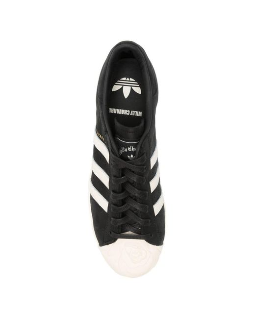 ADIDAS X WILLY CHAVARRIA Black Superstar Sneakers for men