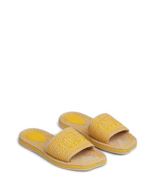 Chloé Metallic Sand Flat Sandals