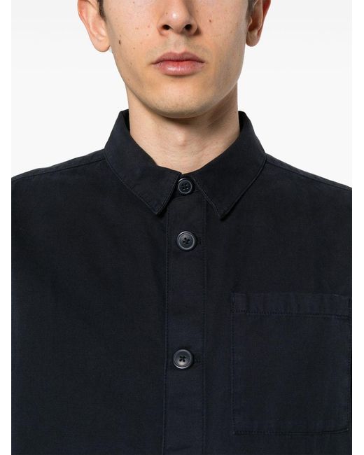Barbour Blue Cotton Shirt for men