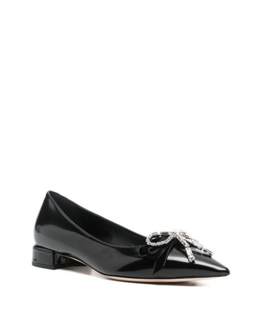 Jimmy Choo Black Ballerinas