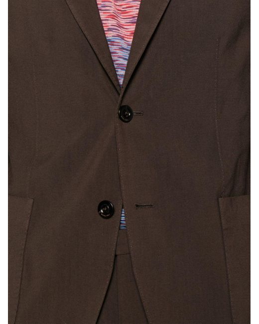 Boglioli Black Wool Single-breasted Suit for men