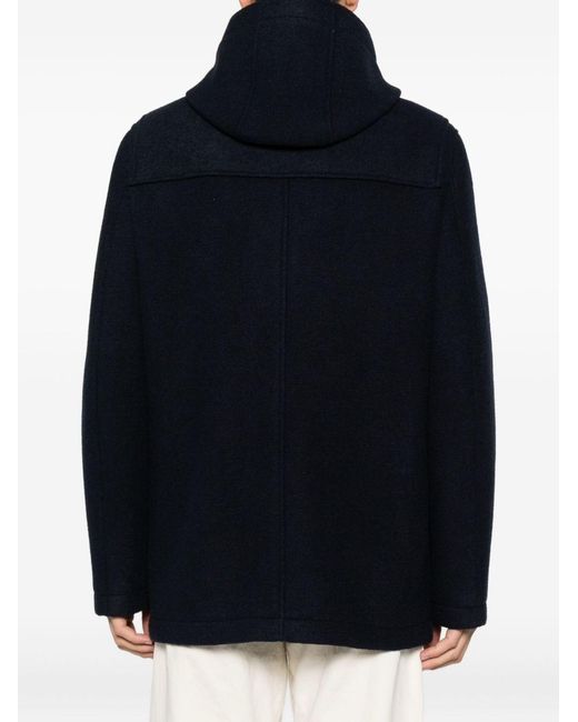Manuel Ritz Blue Wool Coat for men