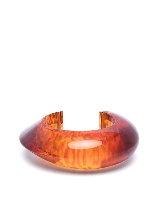 Alaïa Orange Edge Medium Cuff Bracelet