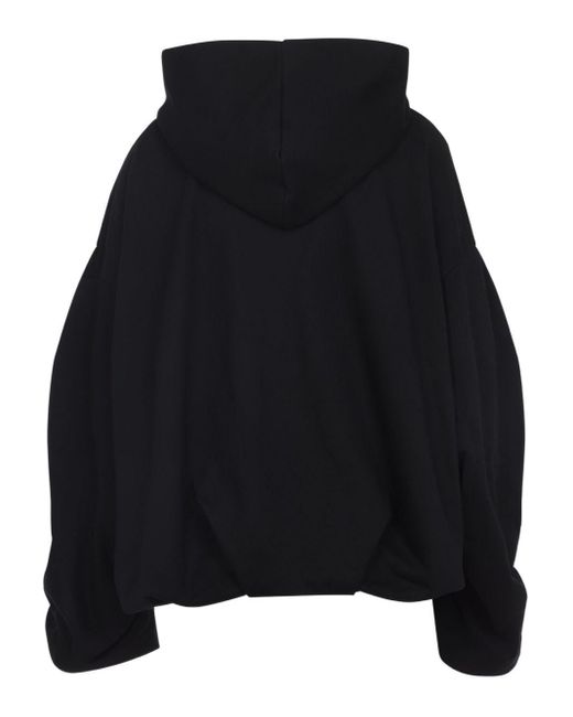 Dries Van Noten Black Hannett Cotton Hoodie