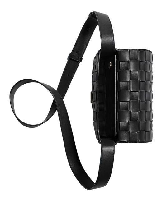 Bottega Veneta Black Orto Messenger Bag for men