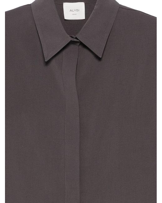 Alysi Gray Short-Sleeve Shirt