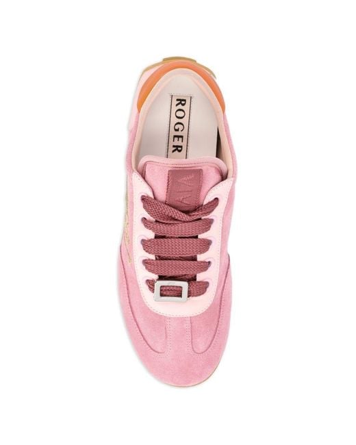 Roger Vivier Pink Viv Low Sneakers