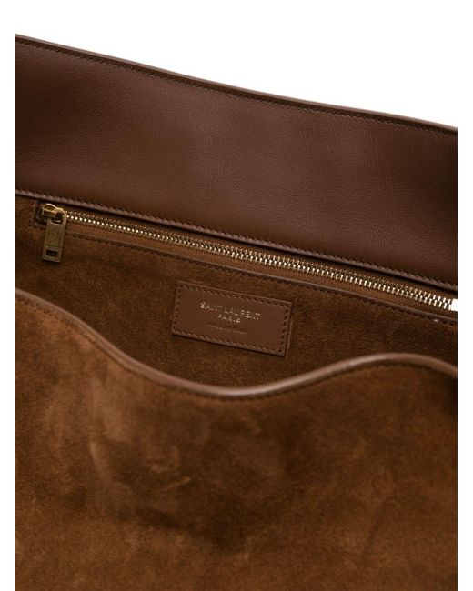 Borsa Shopping Le 5 À 7 Bea di Saint Laurent in Brown