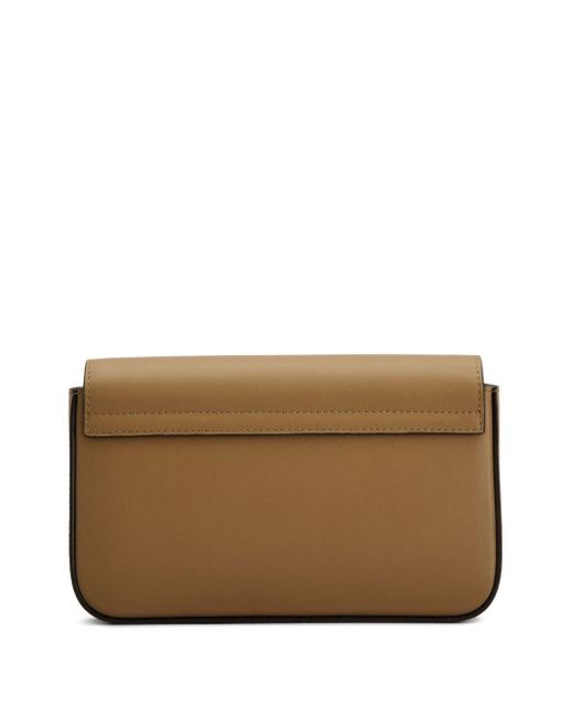 Tod's Brown Flap Leather Mini Bag