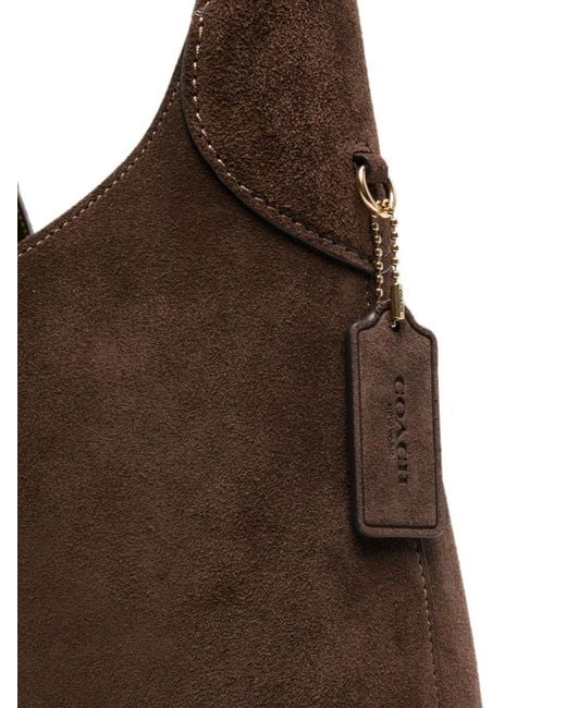 COACH Brown Brooklyn 28 Leather Shoulder Bag