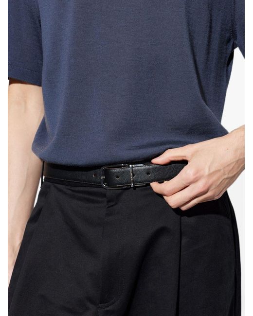 Paul Smith White Leather Reversible Belt for men