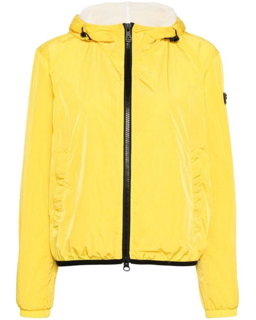Peuterey Yellow Nigle Short Logo-appliqué Jacket