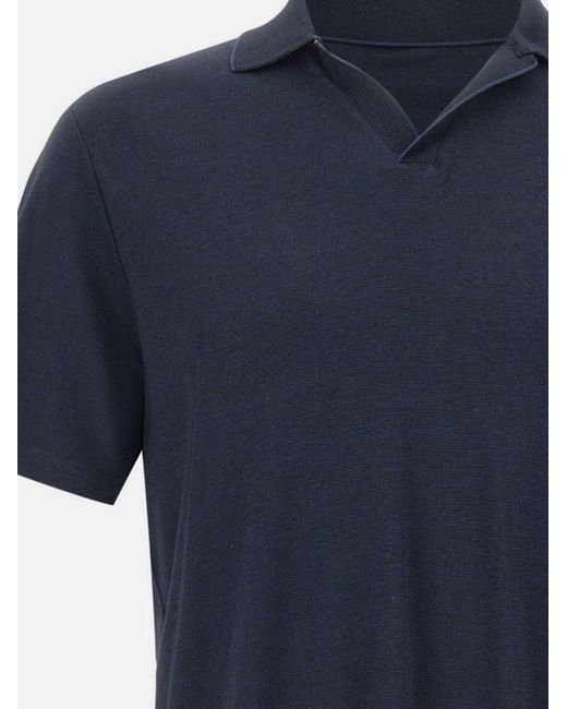 Paul & Shark Blue X-Soft Polo for men