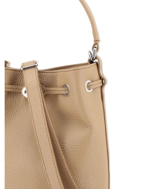 Zanellato Natural Monda' Daily Small Leather Bucket Bag