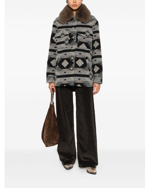 Ava Adore Gray Coat Santa Monica