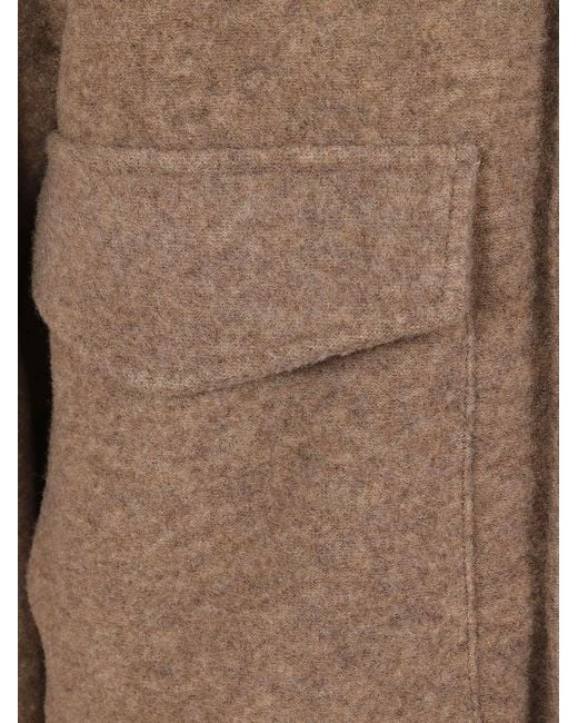 Dondup Brown Flap-Pocket Regular Jacket for men