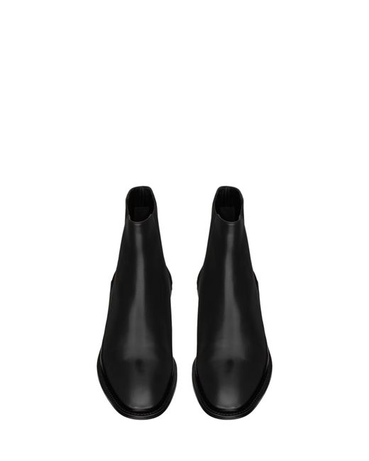 Saint Laurent Black Adrien Chelsea Boot for men