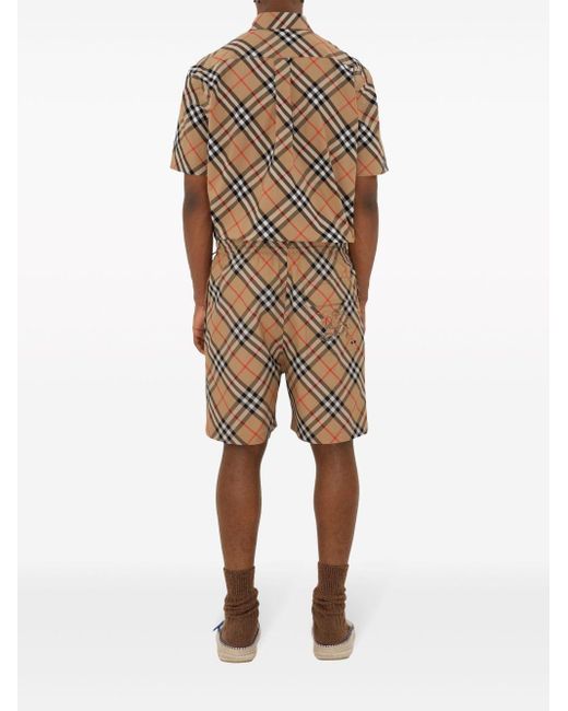 Burberry Natural Check Cotton Shirt for men