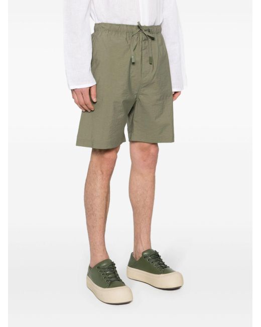 Loewe-Paulas Ibiza Green Cotton Blend Shorts for men