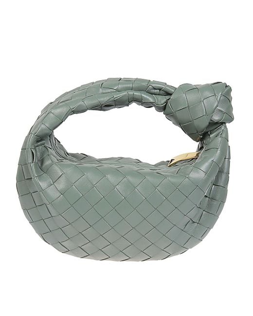 Bottega Veneta Gray Jodie Mini Leather Handbag