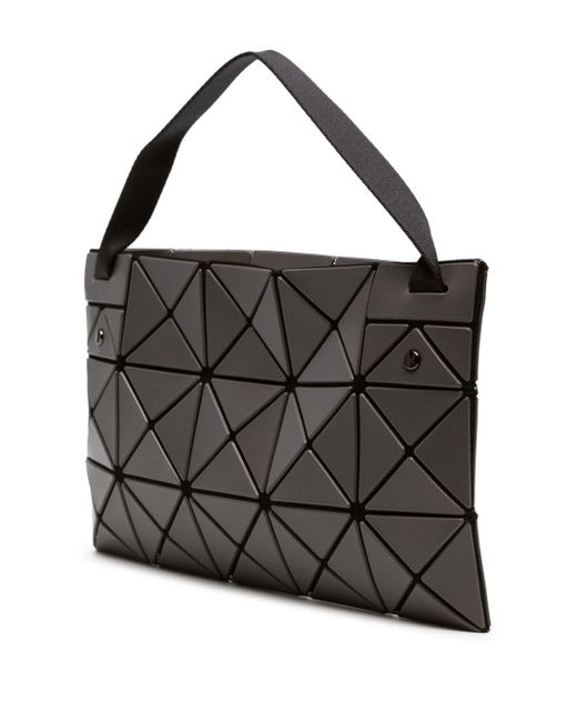 Bao Bao Issey Miyake Black Lucent Matte Geometric-panel Crossbody Bag