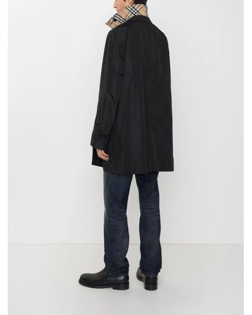 Burberry Black Ridgewood Car Coat for men
