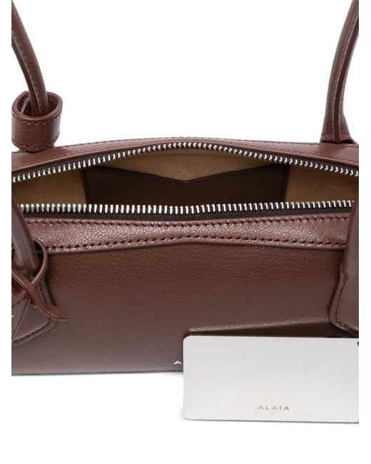 Alaïa Brown Le Teckel Small Leather Shoulder Bag