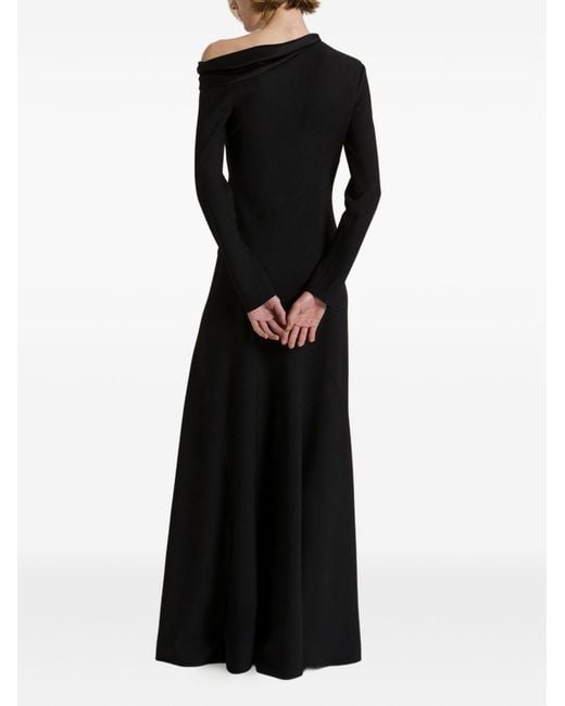 Alberta Ferretti Black Long Dress