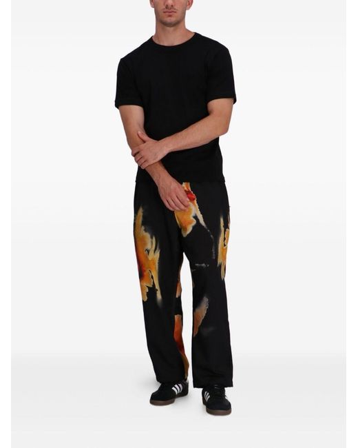Y-3 Black Logo T-Shirt for men