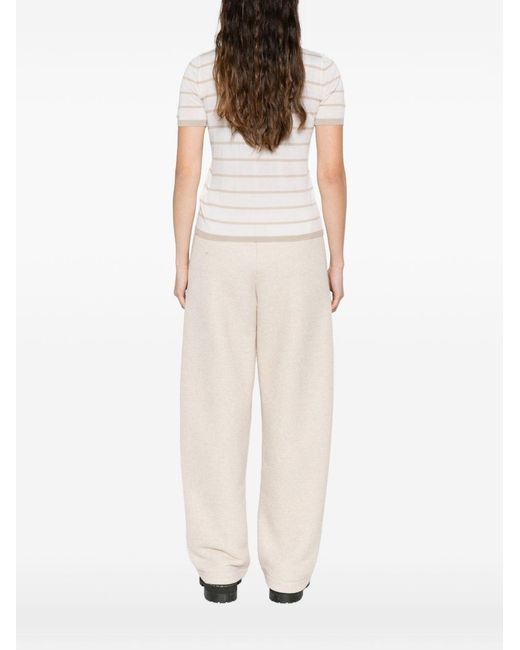 Max Mara White Striped T-Shirt