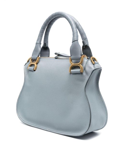 Chloé Blue Marcie Leather Tote