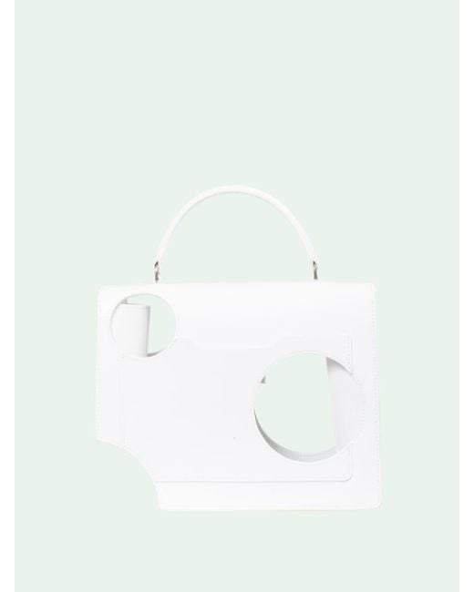 Off-White c/o Virgil Abloh Jitney 2.8 Meteor Bag in White | Lyst