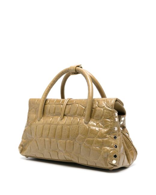 Borsa Dotta Safari Piccola di Zanellato in Metallic