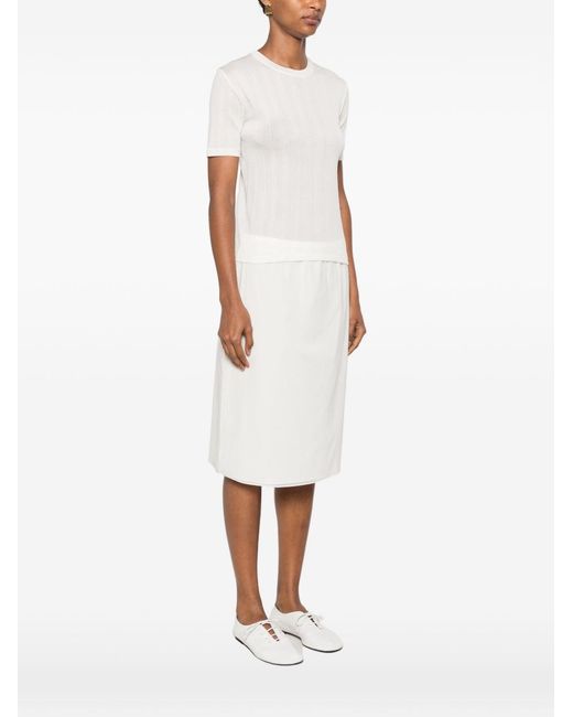 The Row White Etina Top